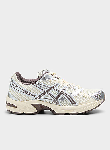 Asics Ivory/Cream Beige Cream and chocolate Gel-1130 sneakers Women for women