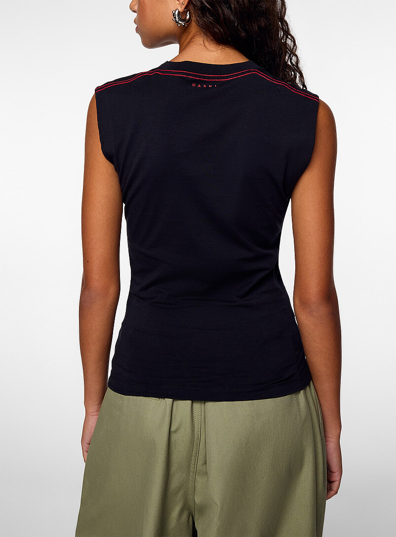 Cutout-detail jersey cami | MARNI | | Simons