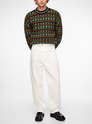 MARNI Off White White straight-leg jean for men