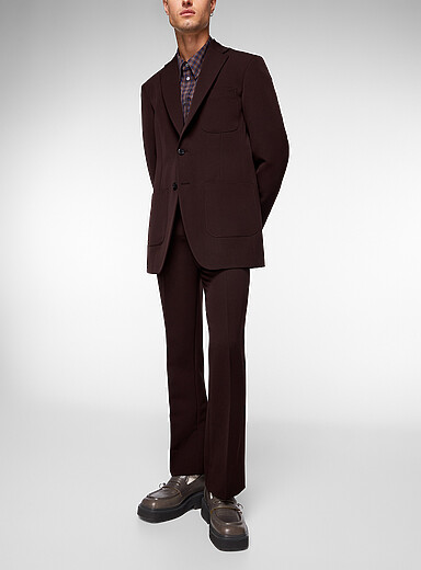 Espresso 100% virgin wool blazer