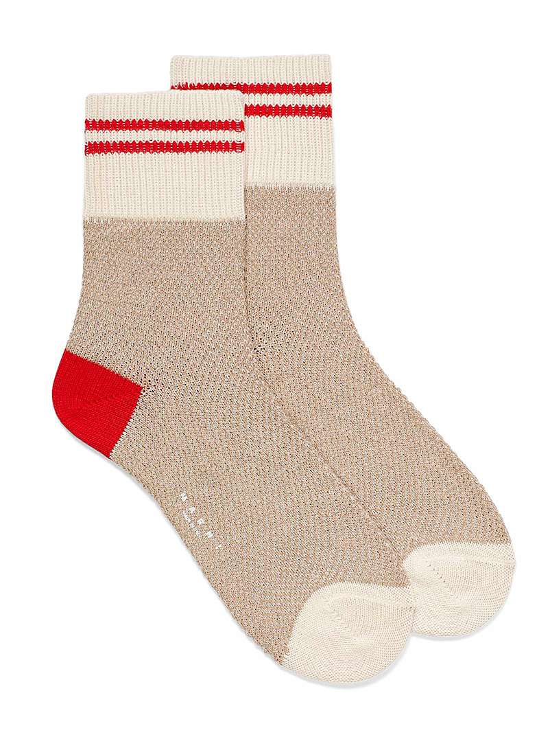 MARNI Cream Beige Revamped workmen's socks for men