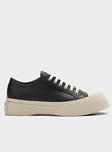 MARNI Mossy Green Pablo leather sneakers Men for men