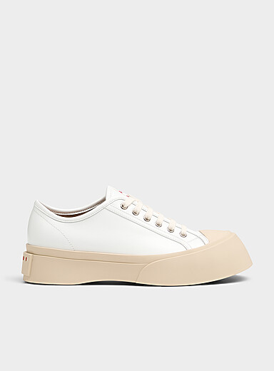 MARNI Mossy Green Pablo leather sneakers Men for men