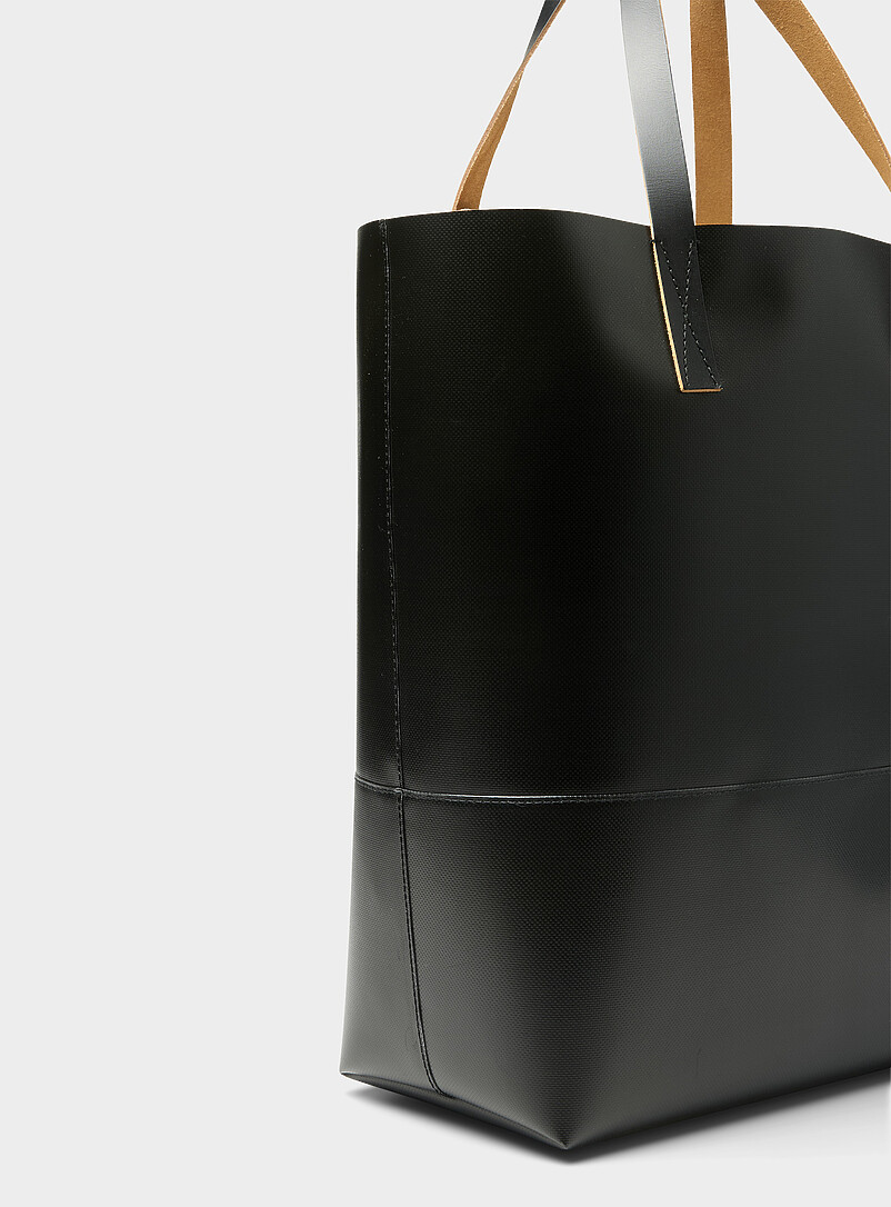 MARNI Black Tribeca black tote bag for men