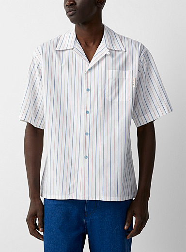 Short-sleeve striped shirt | MARNI | Marni | Simons