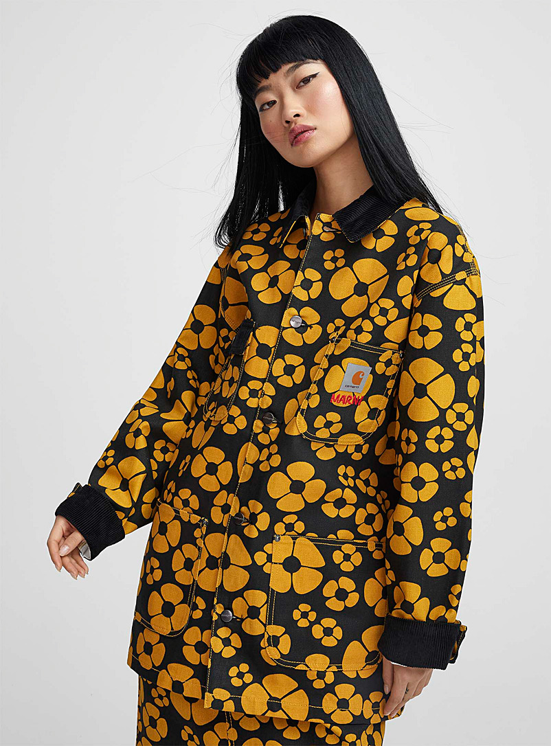 Marni x Carhartt WIP Patterned Yellow Floral overshirt for women