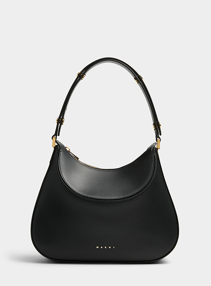 MARNI Black Milano black leather small bag for women