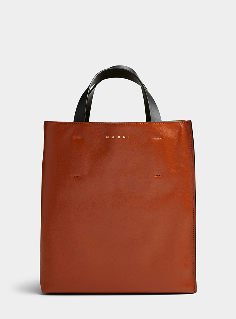 MARNI Orange Small Museo soft bag for women
