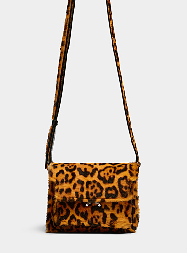 Trunk leopard fur mini-bag | MARNI | | Simons