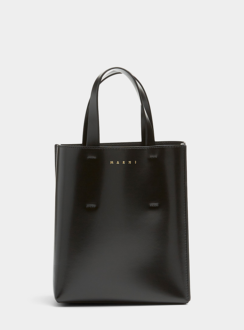 MARNI: Le sac Museo mini à logo Noir pour femme