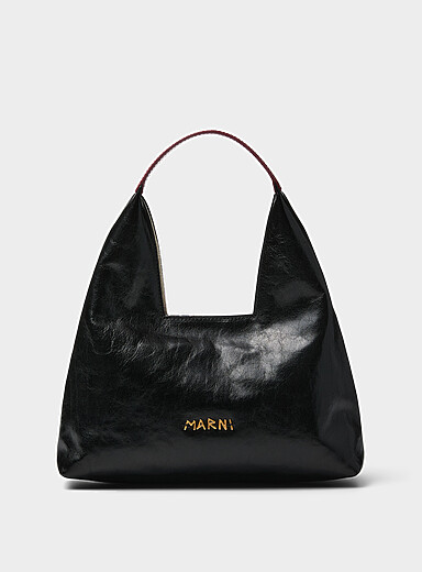 Le petit sac en cuir de veau Origami