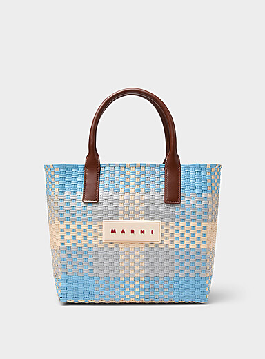 Le fourre-tout tricot panier color&eacute;