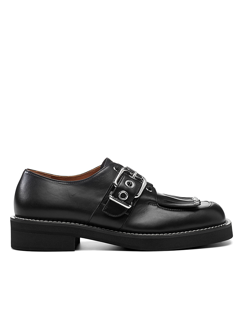 Metallic accent derby shoes | MARNI | | Simons