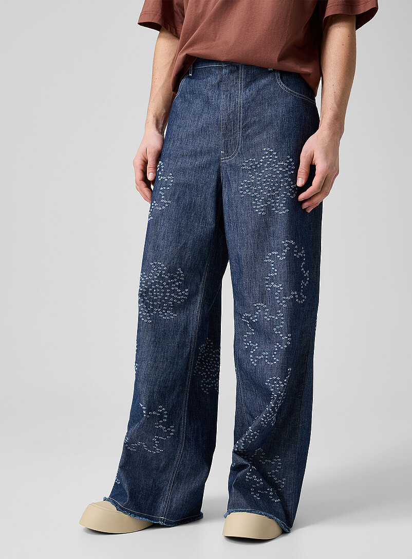 Holey suns loose chambray pant product image 2