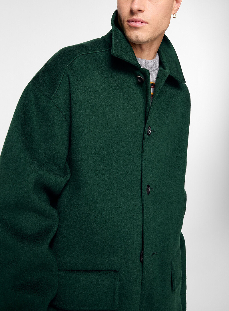 Wool and cashmere overshirt product image 2