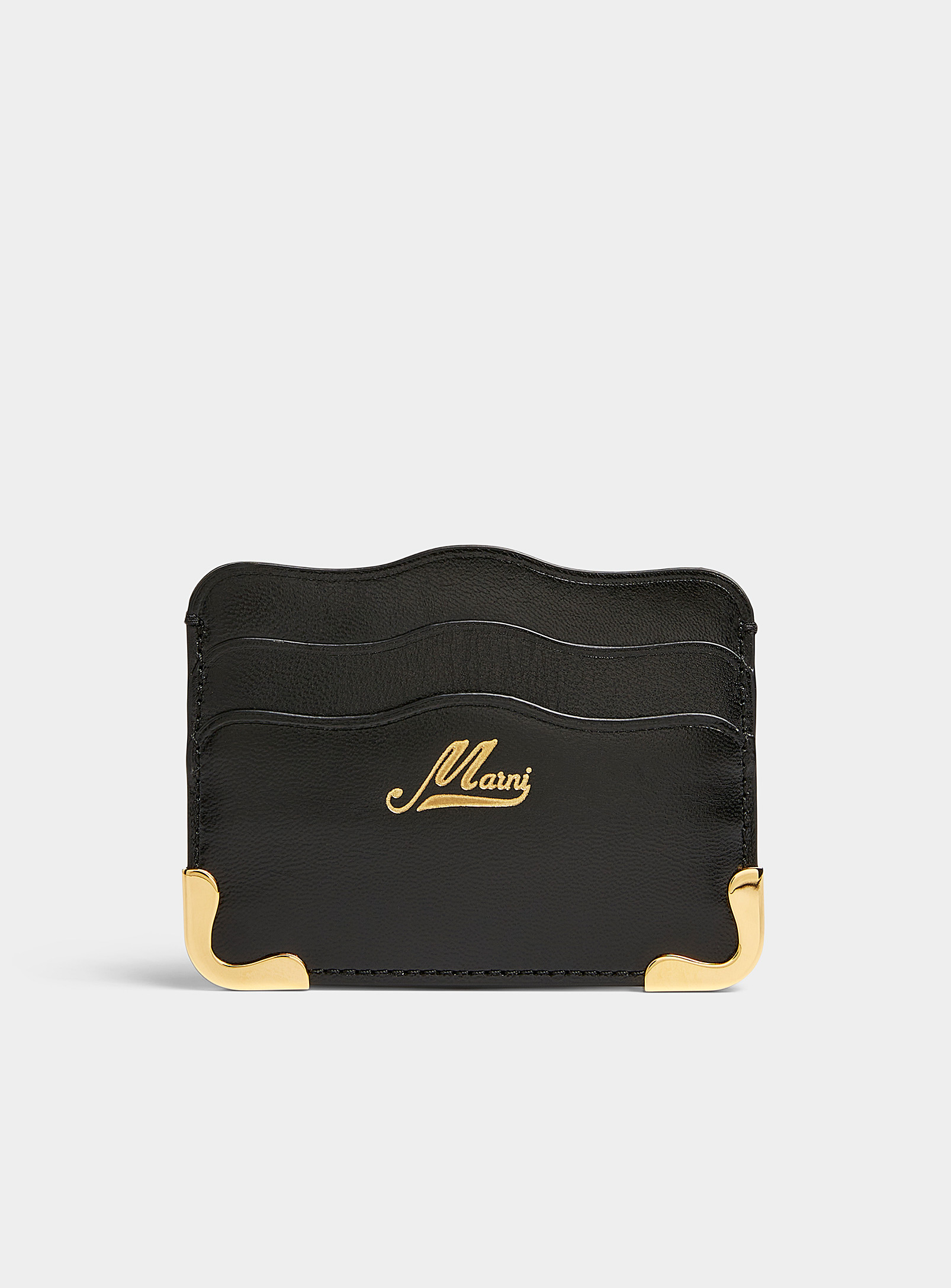 MARNI - Men's Metallic corners wavy card case