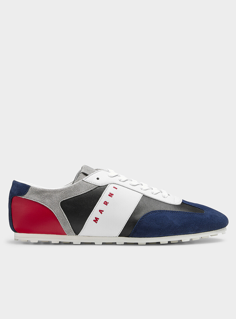 Colour-block low-profile sneakers Men product image (primary)
