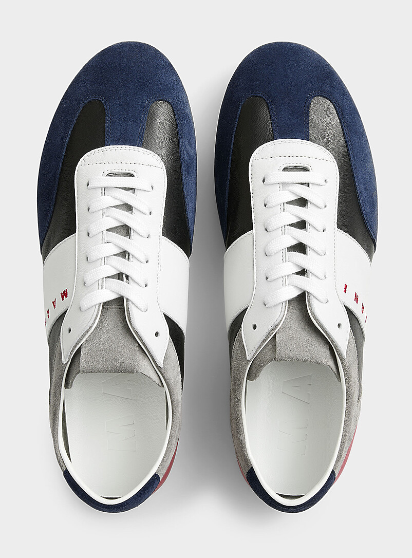 Colour-block low-profile sneakers Men product image 3