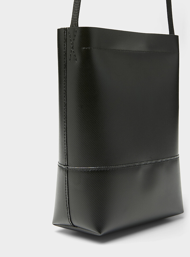 Small solid canvas bucket bag product image 2
