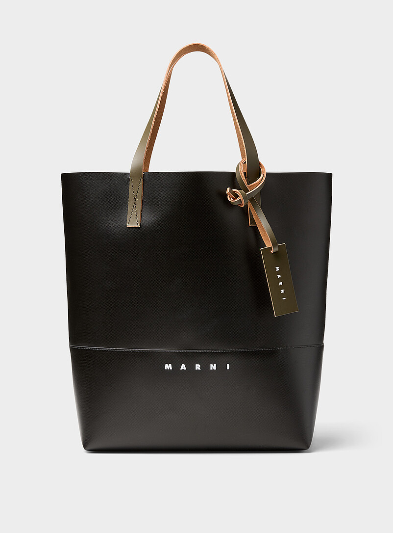 Tribeca black tote bag product image (primary)