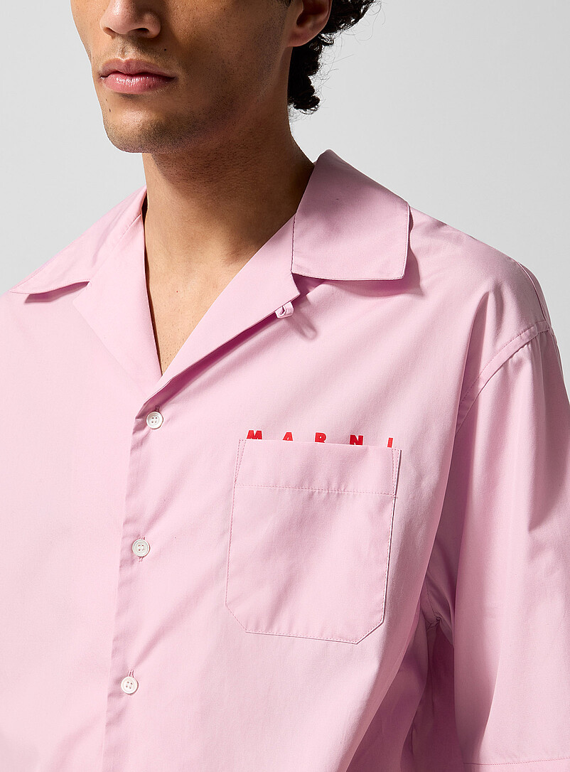 Hidden logo camp shirt product image 2