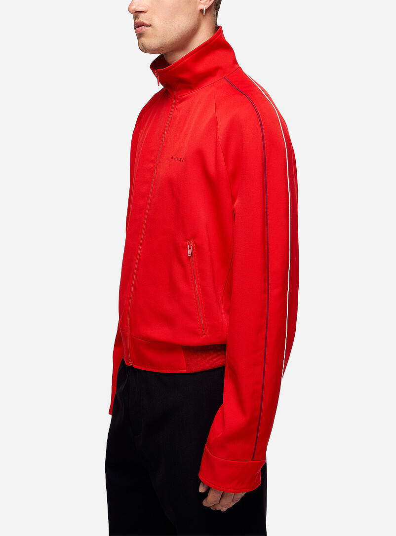 Pure wool track jacket product image (primary)