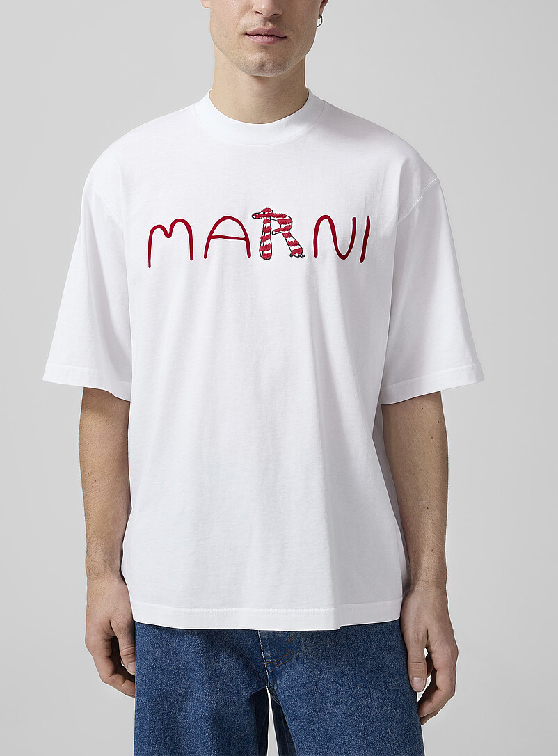 Stylized Red Logo T-Shirt