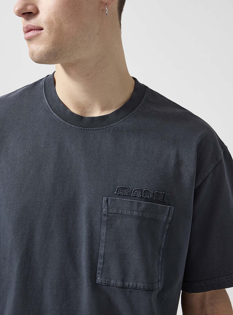 Frayed logo pocket T-shirt product image 2