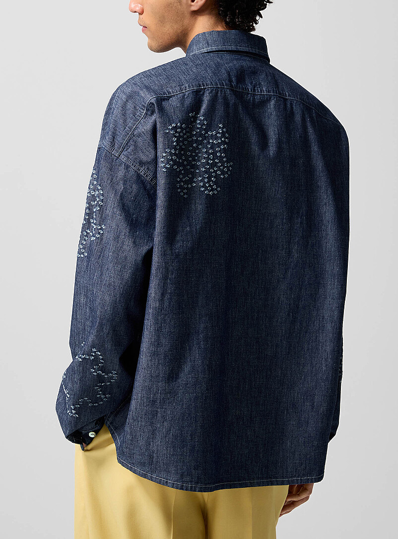 Holey suns loose chambray shirt product image 2