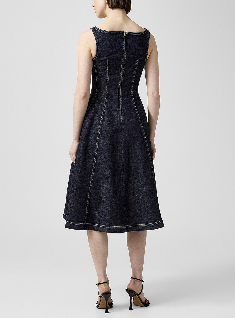 Denim fitted dress product image 3