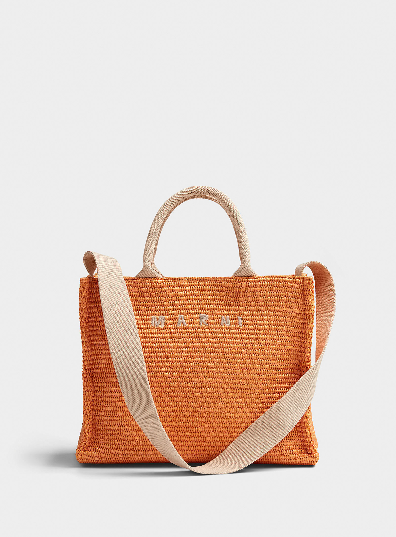 MARNI - Women's Raffia-like small Tote Bag