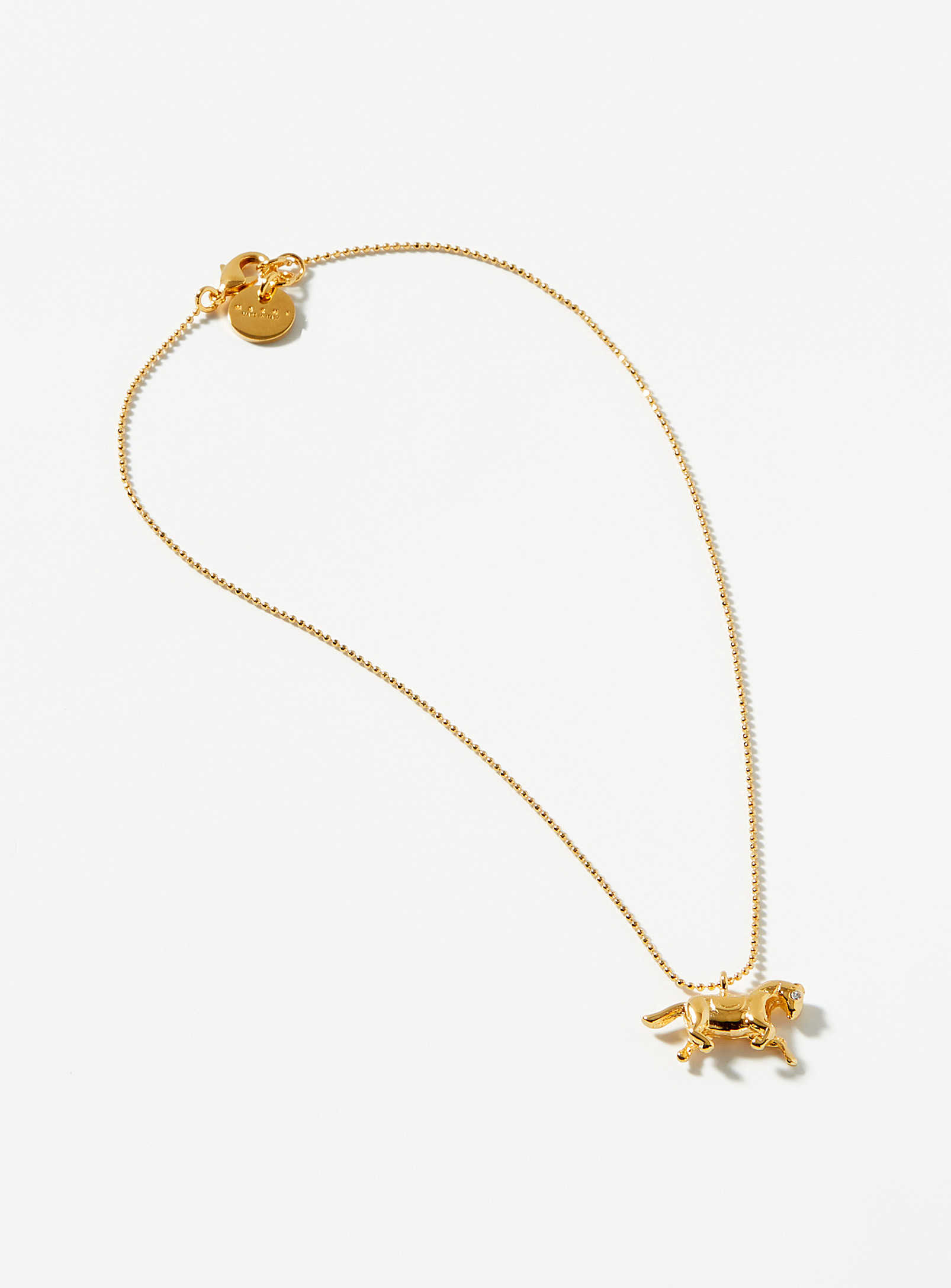 MARNI - Women's Gold horse pendant necklace