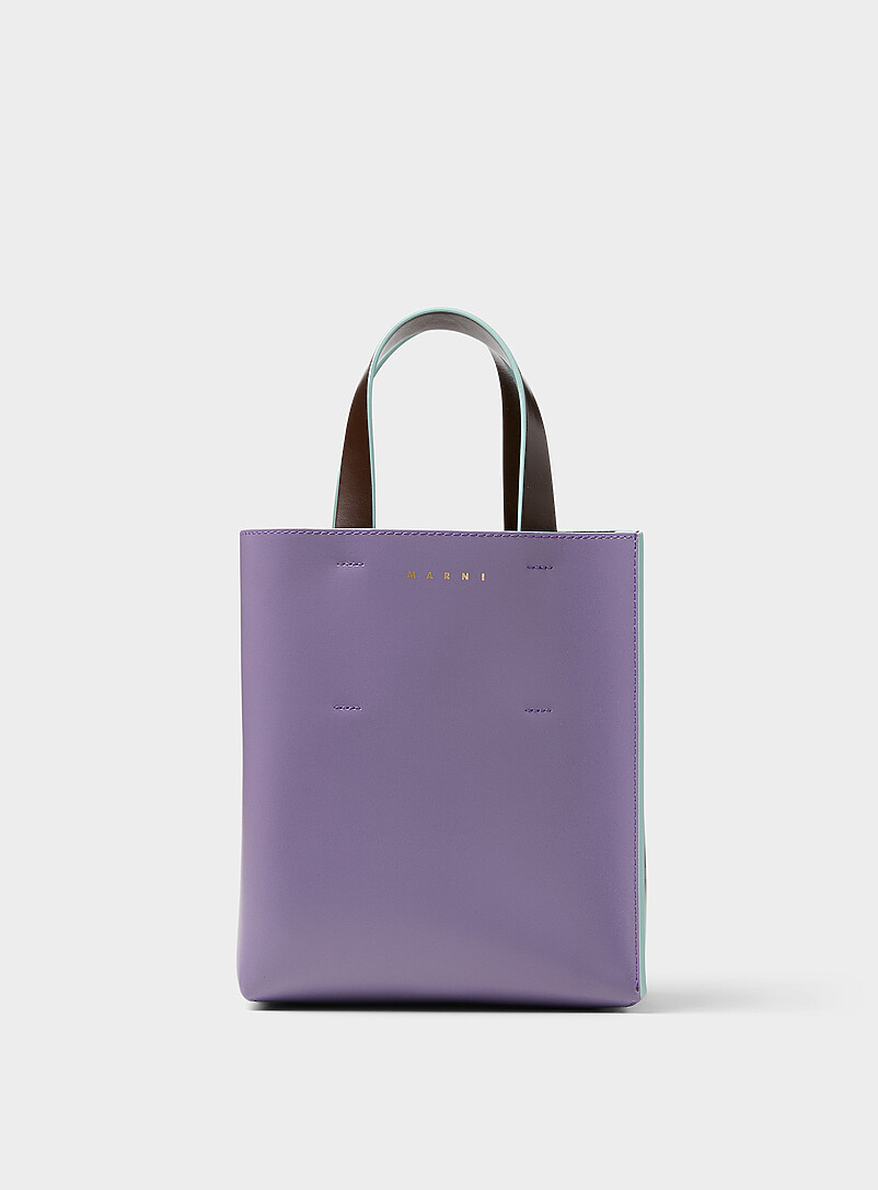 Museo small purple leather bag product image (primary)