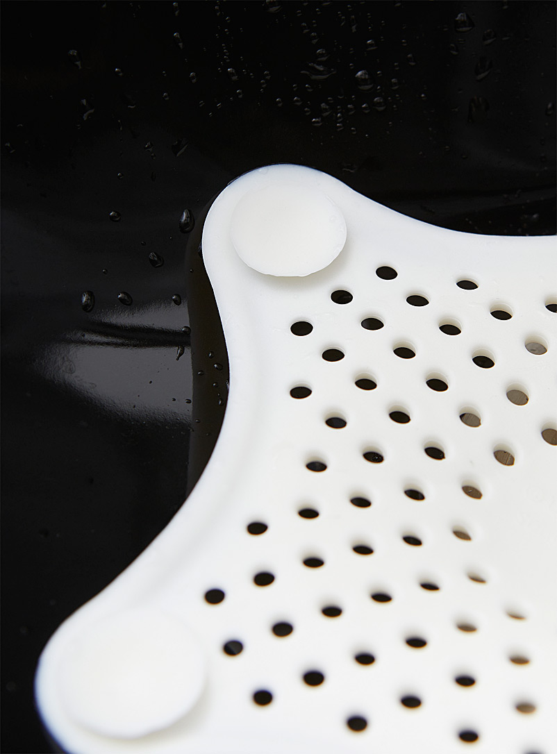 Umbra: Le bouchon bloque-cheveux &eacute;toile de mer blanche Blanc