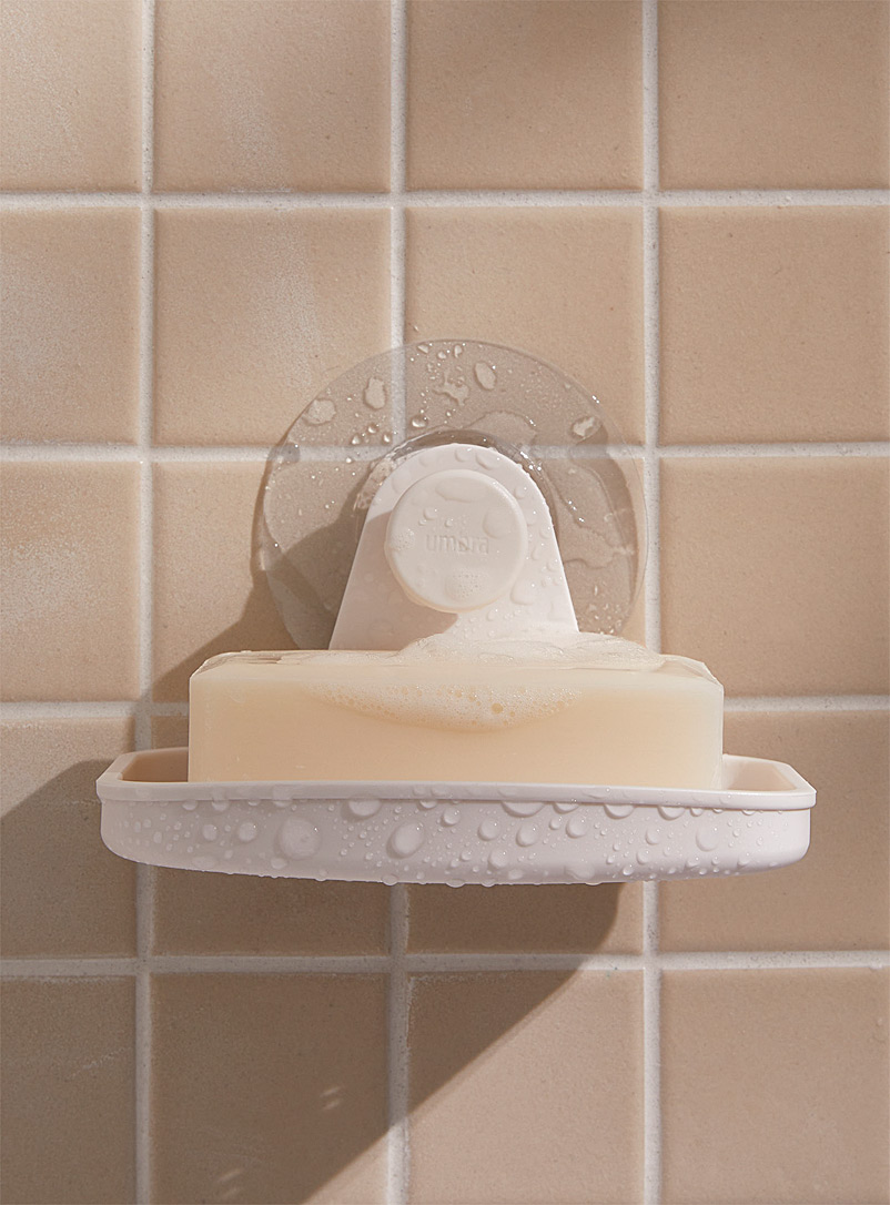 Umbra White Flex shower soap dish
