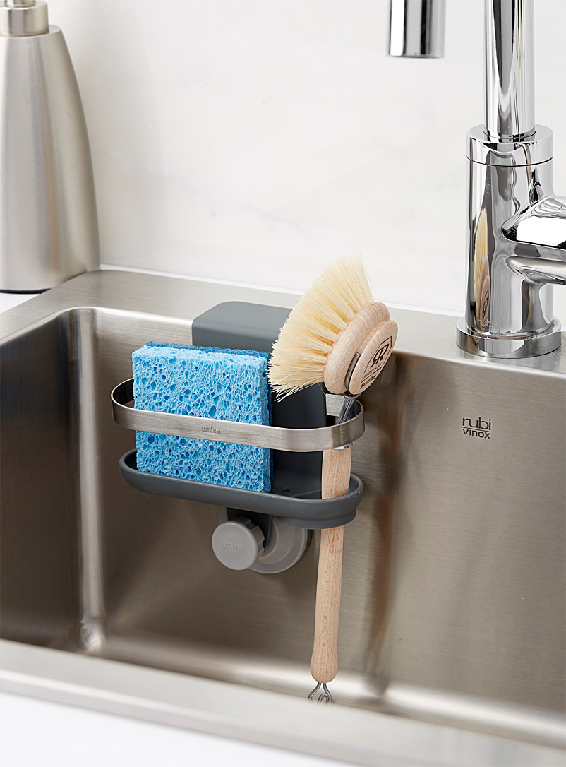 Kitchen sink sponge holder