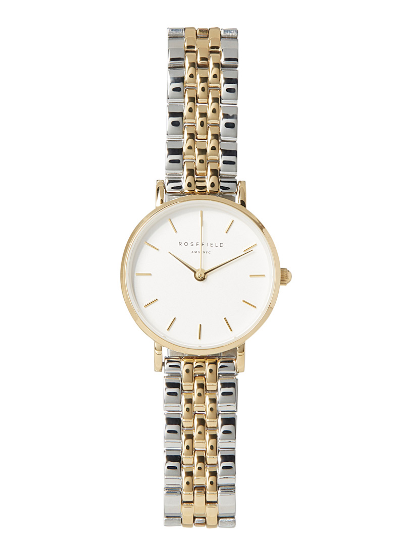 Rosefield Assorted Edith two-tone watch for women