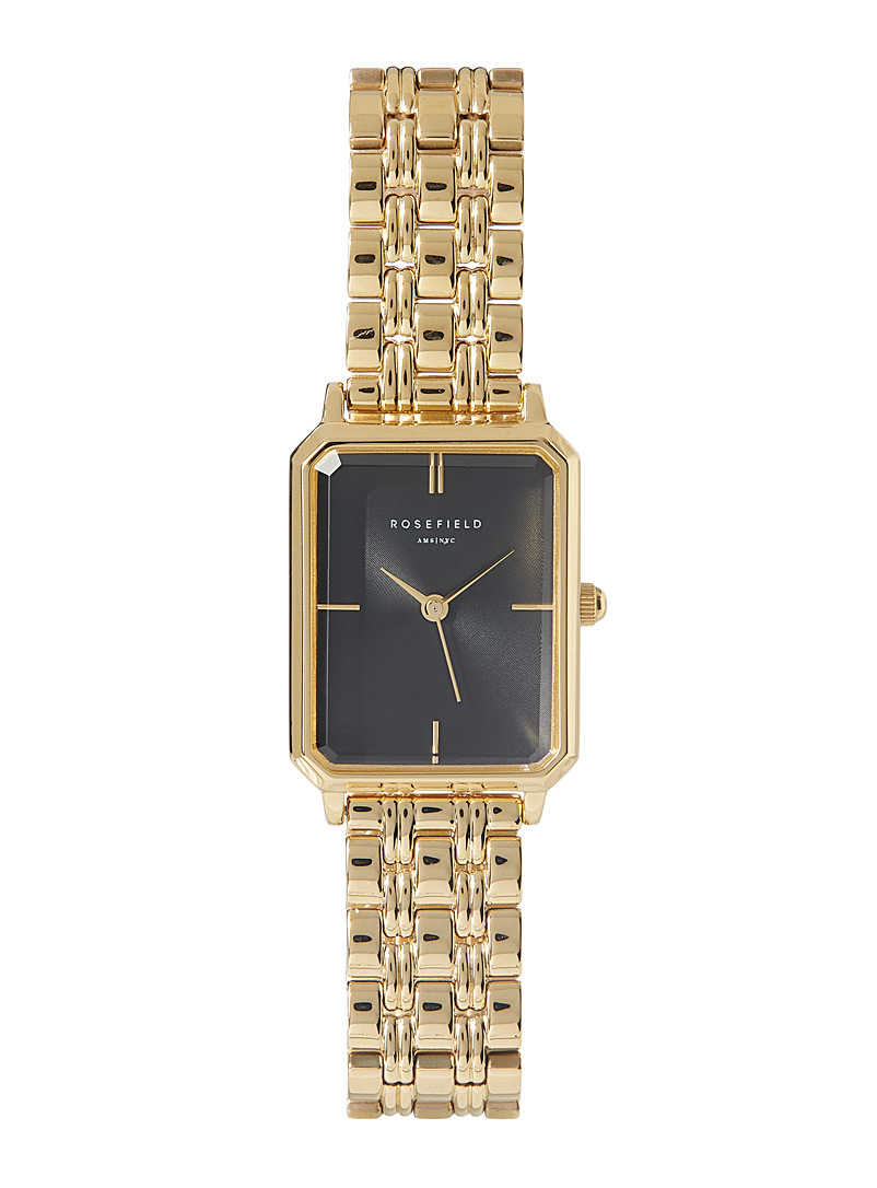 Rosefield: La montre Sunray dorée Assorti pour femme