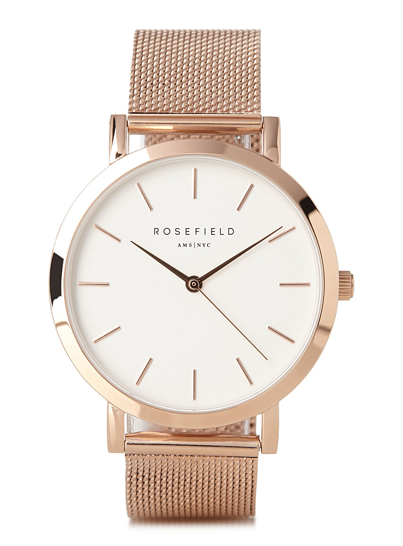 Rosefield: La montre Mercer Rose pour femme