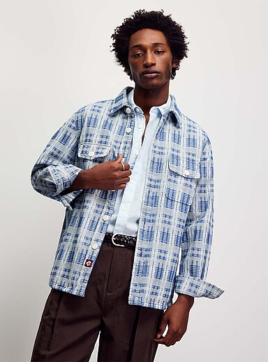 Nomad jacquard overshirt