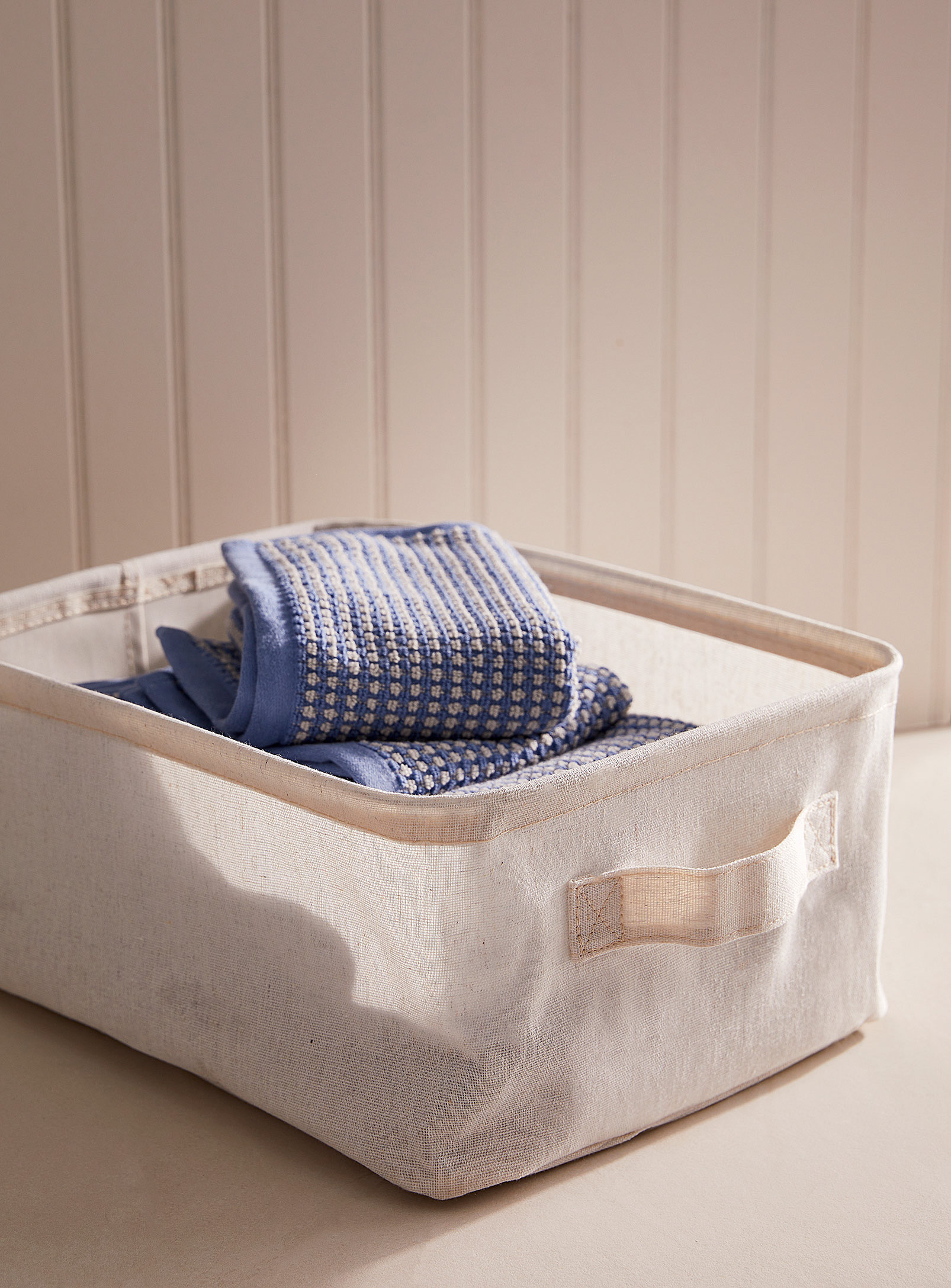 Simons Maison - Coated fabric storage basket