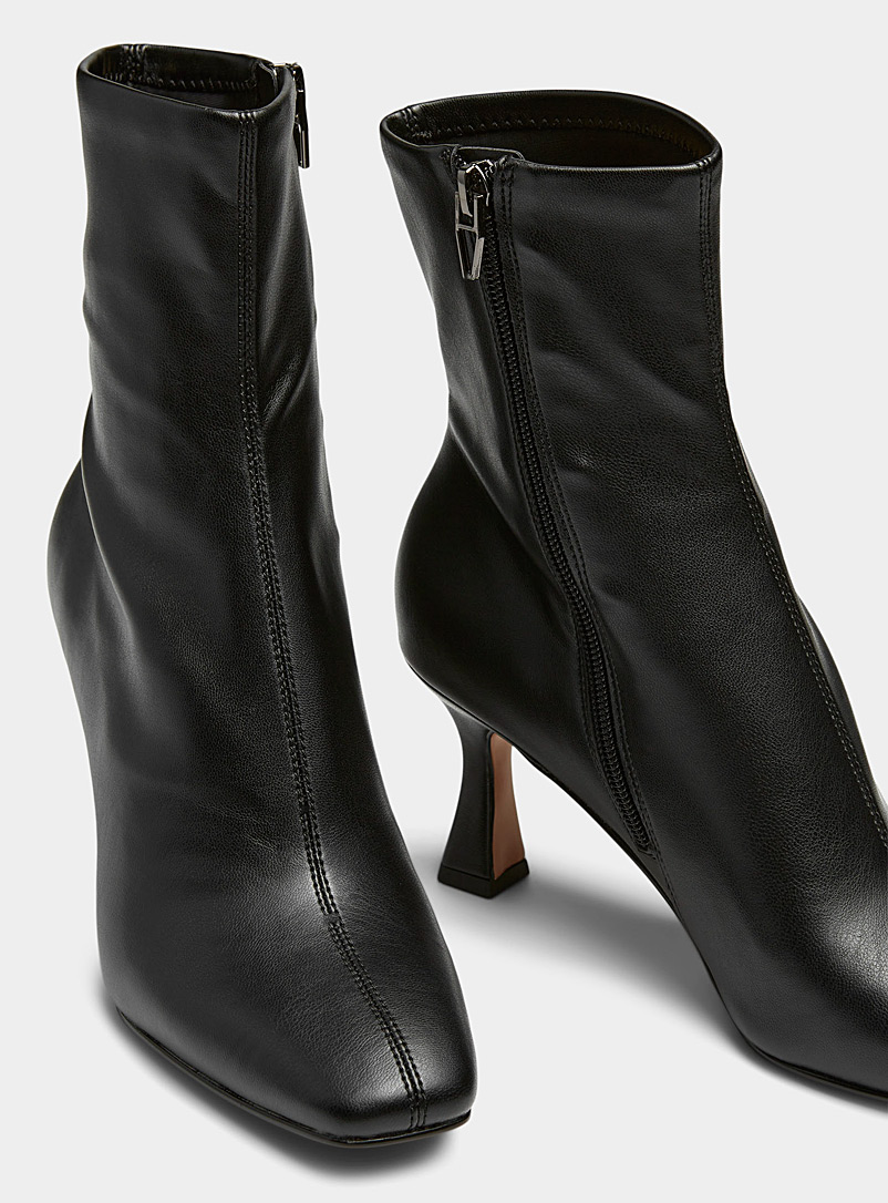 Dolce Vita Black Glamor heeled pleated boots Women for women