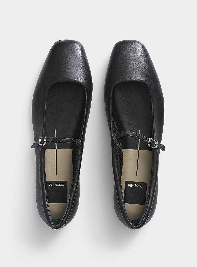 Dolce Vita Black Reyes Mary Jane ballet flats Women for women