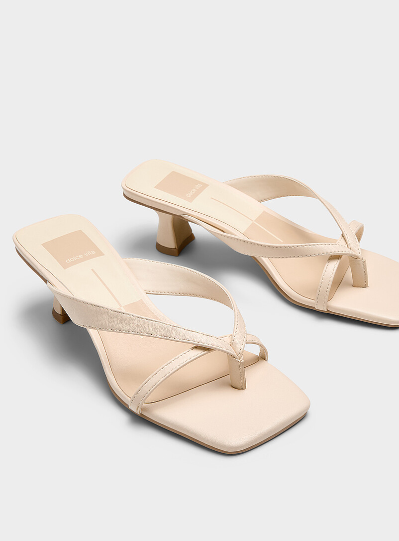 Dolce Vita: L'escarpin Brevel Femme Ivoire - Beige cr&egrave;me pour femme