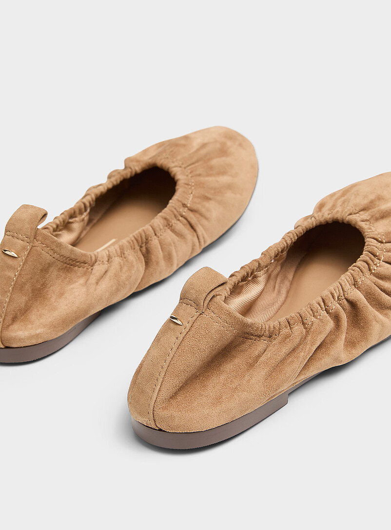 Dolce Vita: La ballerine fronc&eacute;e Conrad Femme Noir pour femme