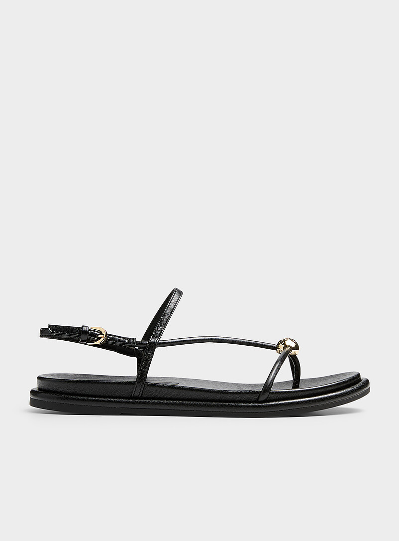 Deane gold bead straps sandals Women product image (primary)