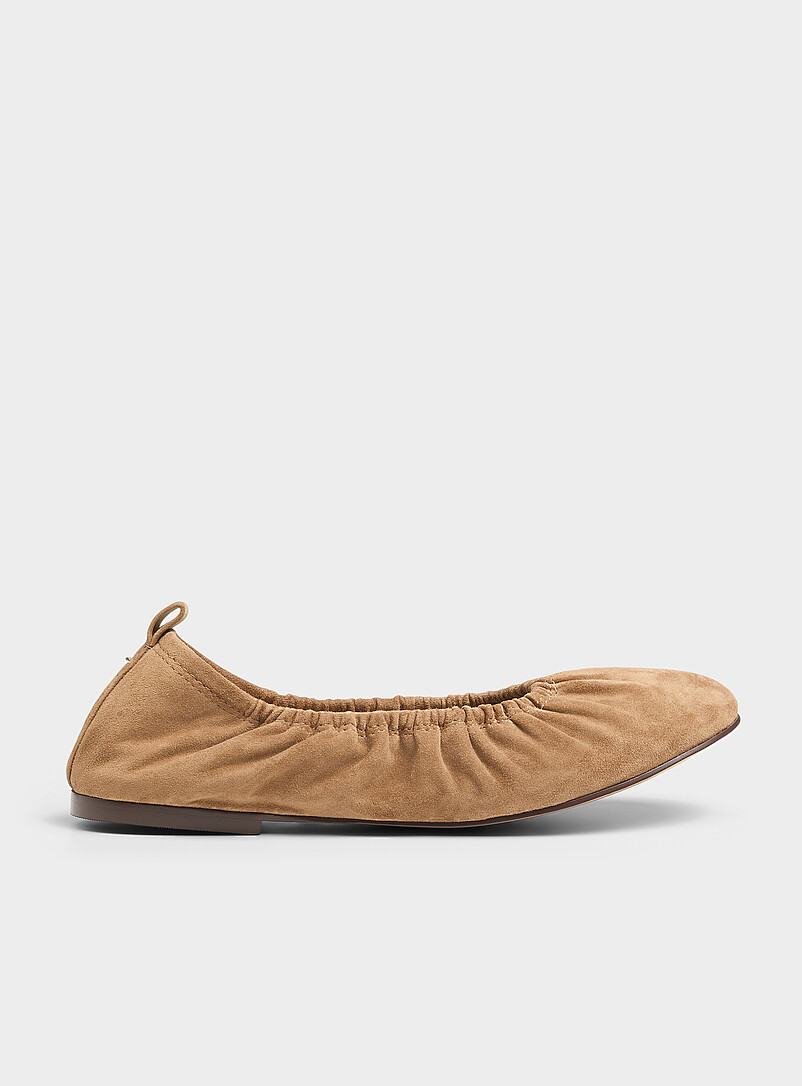 Conraad Ruched Ballet Flats Women