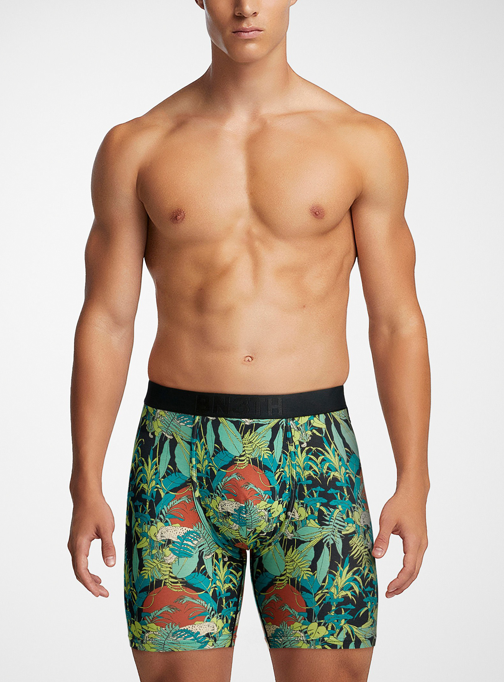 BN3TH - Men's Tropical jungle boxer brief