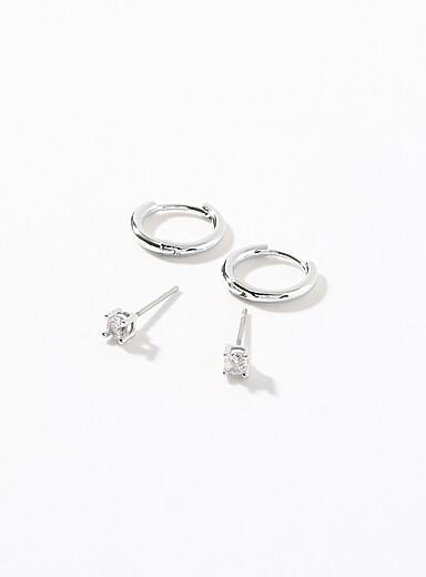 Minimalist earrings Set of 2