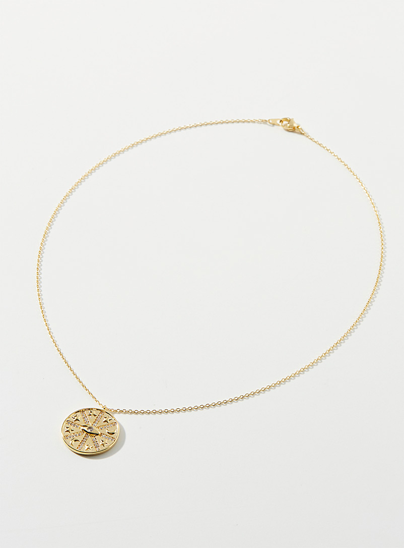 Simons: Le collier médaillon mystique Assorti pour femme